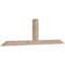 Ekena Millwork Portland Smooth Timber Gable Bracket, Douglas Fir, 108"W x 31 1/2"H x 5 1/2"D x 5 1/2"F, 7/12 Pitch GBW108X31X0606POR00SDF - alternate 4
